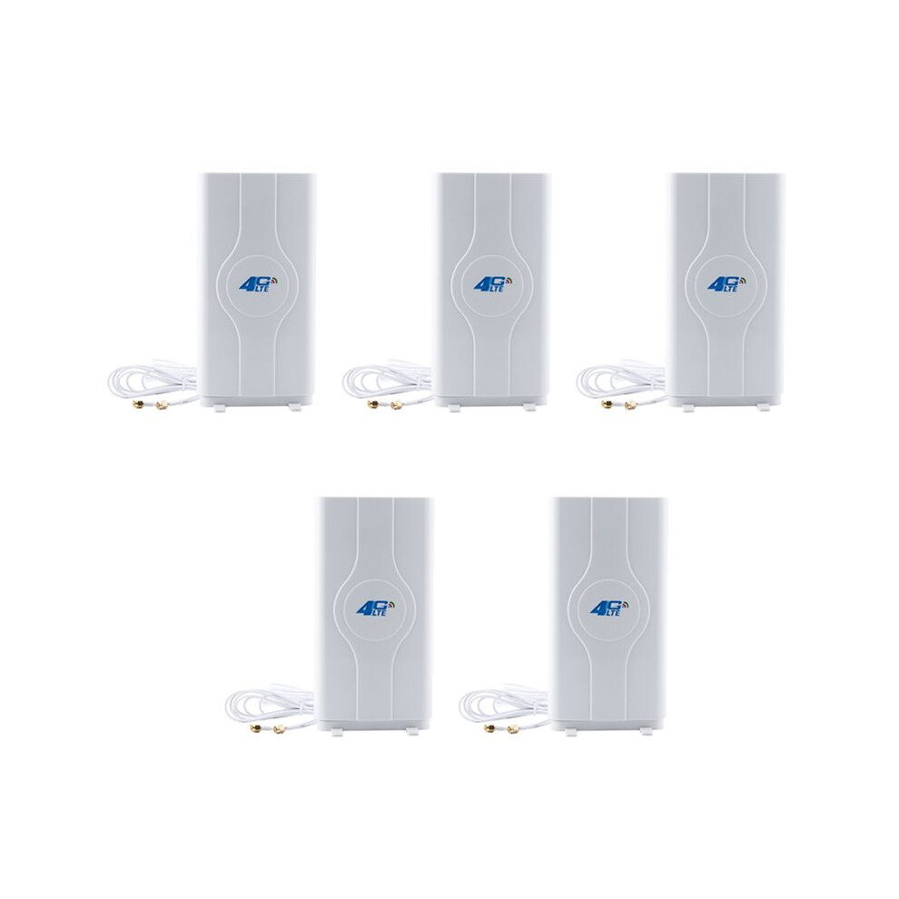 5X 700-2600Mhz 88Dbi 3G 4G Lte Antenna Mobile Antenna Male Connector Booster Mimo Panel Antenna+2 Meters(2X Sma-Male) 6031137997622