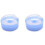 2X Baby Soft Face Body Cosmetic Powder Puff Sponge Box Case Container () 1