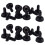 20 x Waterproof Toggle  Boot Cap Black Rubber Cover 6mm Diameter 1