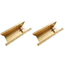 2X Handmade DIY Soap Cutting Tool, Rubber Wood Adjustable Soap Cutting Device, Simple Soap Making Fixed Support Supplies