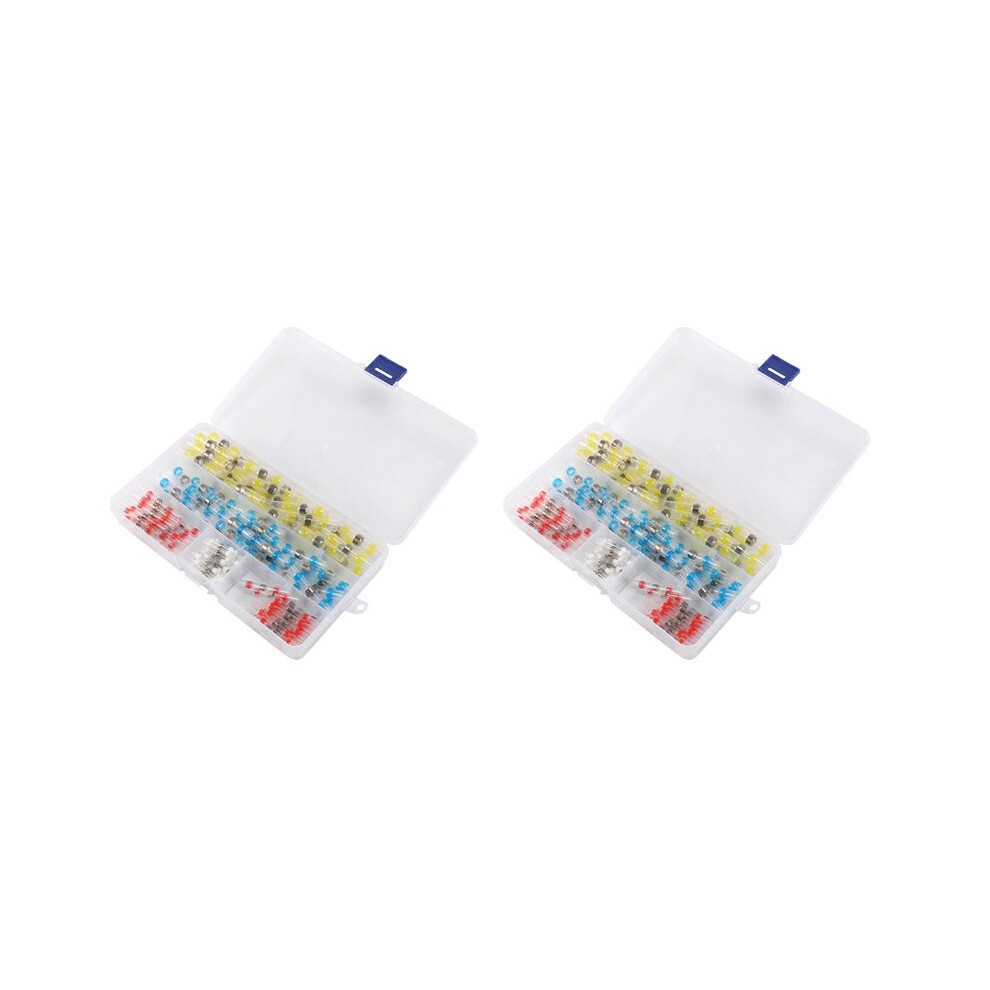 Self Solder Heat Shrink Butt Connectors With Solder, Waterproof Solder Wire Connectors, Solder Sleeves(260Pcs) 4712668849193