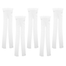 5X White Tender Solid Color Velvet Pantyhose for Women