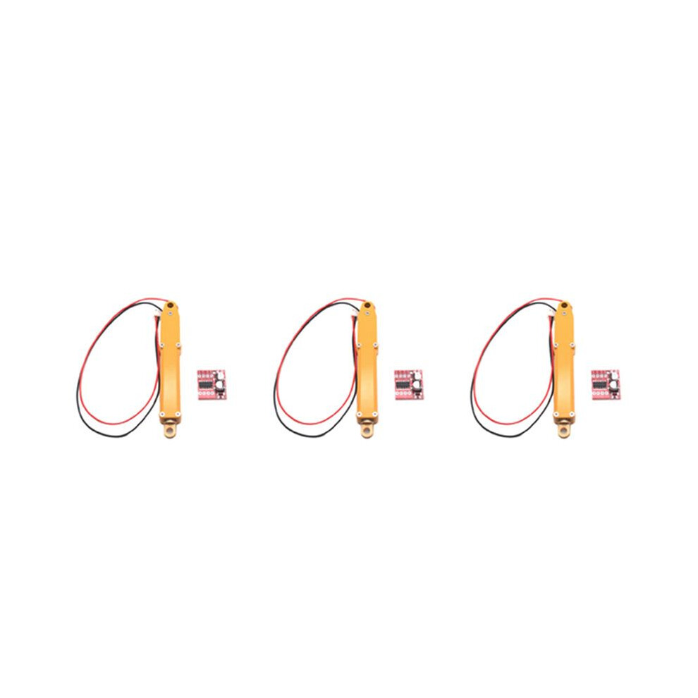 Photos - Parts for Drones & RC models 3X N20 Electric Full Metal Push Rod Push Rod for Rc Excavator Dump Truck Metal Cylinder with Motor Drive Board -6V