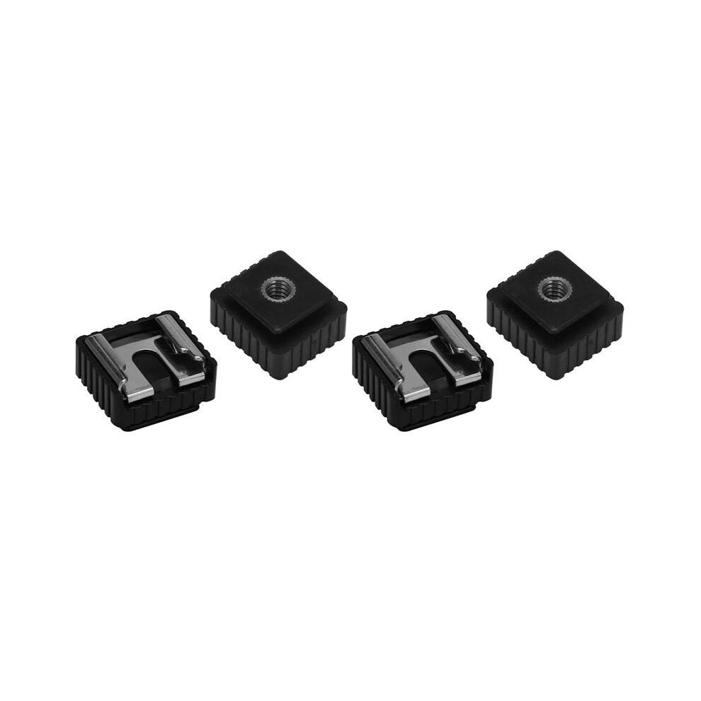 4Pcs Flash Hot Shoe Mount Adapter To 1/4 Inch Thread For Studio Stand Tripod Light 6033145502140