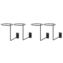 Paquete de 4 Accesorios de Motocicleta Soporte de Casco Perchero de Casco Gancho para Montaje En Pared para Abrigos, Sombreros, Gorras