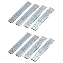 8X Bandes Adhésives D'ÉQuilibrage de Roue de Pneu de Camion de Voiture Dépouille L'Argent 2.1Oz / 60G