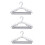 WEISS - Packung mit 30 Stück Kleiderbügel Rutschfeste Kleiderbügel für Kinder PP Kleiderbügel für Baby Oder Kind 27 x 15 cm 1