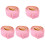 5Pièces Moulure Murale Autoadhésive Rose, Coins Souples Pour Plafond 2