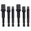 6x Impact Grade Socket Adapter/Extension Set | Turns Power Drill Into High Speed Nut Driver 1