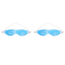 2X Soothing Eye Mask Relaxing Headache Relief Ice Cold Cooling Gel Tired Eyes Pad