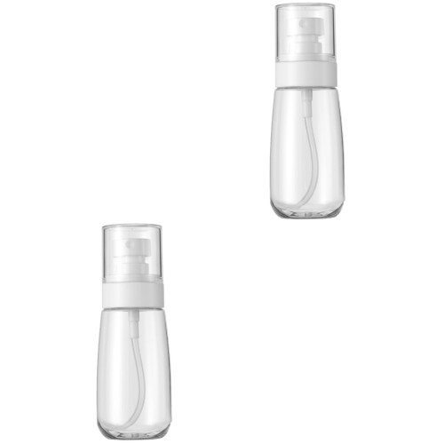 2Pcs 30Ml White Multifunctional Squeeze Spray Bottle For Cosmetic 2