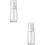 2Pcs 30Ml White Multifunctional Squeeze Spray Bottle For Cosmetic 6