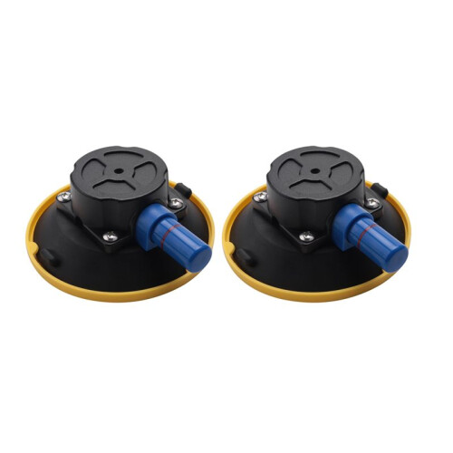 2X Ventosa de Vácuo Côncavo de 4,5 Polegadas Ventosa de Bomba Manual para Serviço Pesado de 114,3 mm com Pino Roscado