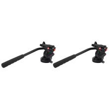 2X Kingjoy Kh-6750 Flexible Aluminium Kamera Stativkopf Fuer und Andere Digitale Spiegelreflex Kameras mit 1/4 Zoll Gewinde, Stativ und