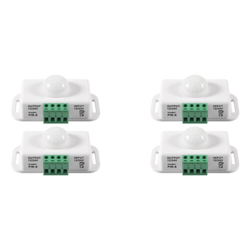 2X  12V/24V 8A Body Infrared PIR Motion Sensor  LED Light Strip Automatic,PIR Sensor LED Motion Sensor
