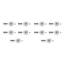 10 Peças Encoder Magnético AS5600 Módulo Sensor de MediçãO de ÂNgulo de InduçãO Magnética 12 Bits de Alta PrecisãO