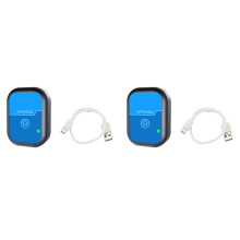 2X WT9011DCL-BT50 Acelerómetro, Giroscopio, Brújula Electrónica y Sensor Magnetómetro de Alcance de 50 M con 5.0