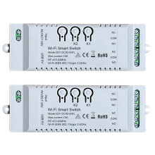 2X 2CH WiFi DIY Timer EWeLink 7-32V 2.4G WiFi+RF433+BT Home Automation Module for Alexa Home IFTT