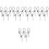 25Pcs Stainless Steel DIY Blank Keychains Silver Hanging Tags Durable 4