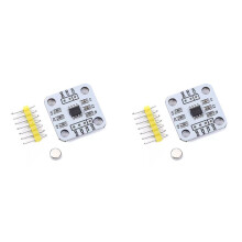 2X AS5600 Magnetic Encoder Magnetic Induction Angle Measurement Sensor Module 12bit High Precision with Magnet 1set