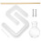 1Set Silicone Propagation Rack Mold DIY Vase Stand Kit for Storage 7