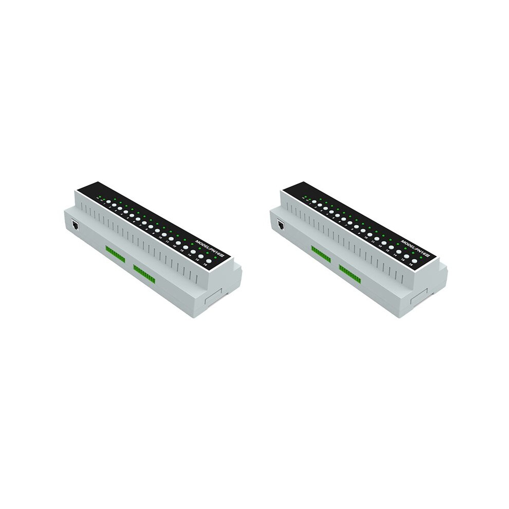 2X Tuya Zigbee 16 Gang Relay Module Remote Control Appliance Control Module 110V-240V App Voice Control 6032252205098