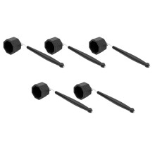 5X BCB Pro Series - Soporte para Tiza de Billar con Cono de Billar - Funda de Soporte de Tiza de Taco de Billar Suministros de Billar