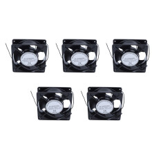 5X AC 220V-240V 0.14A Buerstenlose Luefter 120 x 120 x 38 mm