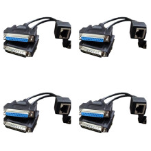 8x ILDA to RJ45 Signal Wire DB25 Male and Female ILDA to Network Cable