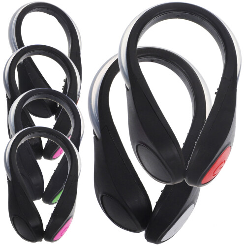 6 lampes LED clignotantes pour chaussures, accessoires course nocturne 2