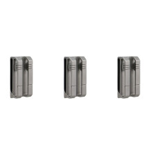 3X Titaniumlegering Clip- Karbinhake Dubbelklämma Bältesspänne Utomhussport Midja Nyckelring Fickverktyg Nyckelringshänge