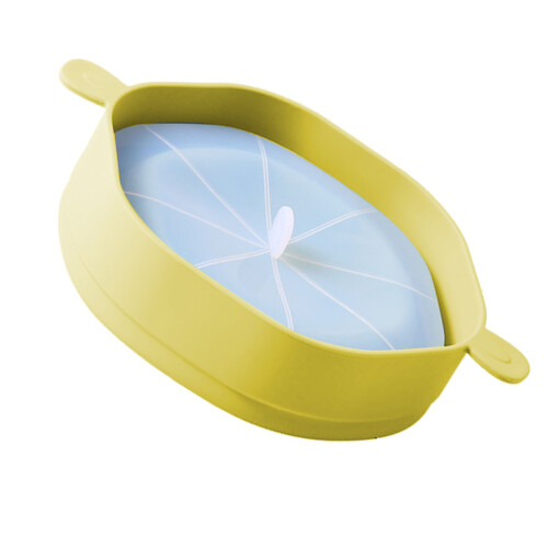 Silicone Popcorn Bucket 12x11.5cm LargeCap Yellow