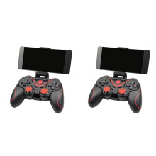 2X Mando de Juego Inalámbrico Android T3 X3 Palanca de Mando Inalámbrica Controlador de Juego BT3.0 Palanca de Mando para Teléfono Móvil PC