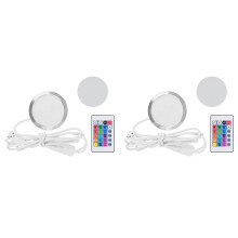 2X 3D-Druckmodell LED-Licht LED-Strahler Mehrfarbiges Verstellbares LED-Licht-Kit DIY LED-Strahler Ohne Lampengehäuse