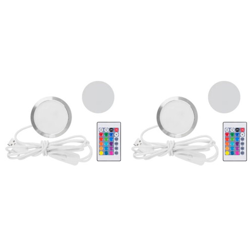 2X 3D Printing Model LED Light LED Spotlight Multicolour Adjustable Led Light Kit DIY LED Spotlight Without Lamp Shell