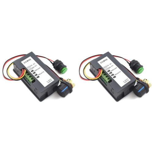 2X 6V-30V 8A  Motor Speed Controller 6V 12V 24V PWM Stepless Speed Control  Adjustable Driver Regulator