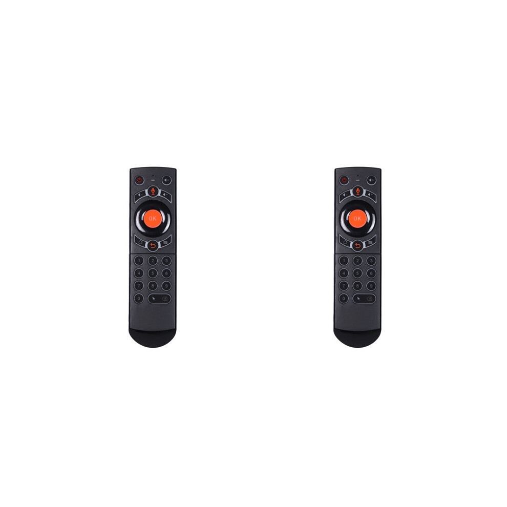 2X Q7 Backlit Gyroscope Wireless Air Mouse Voice Remote Control Full Keys Ir Learning For Android Tv Box 6033968528020