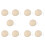 10X Face Natural Konjac Cleaning Sponge - White 1