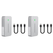 2X 2230 2242 M.2 NVMe Gehäuse Gehäuse NVMe zu USB Adapter M.2 Box 10 Gbit/S USB3.1 Gen 2 PCIe M2 SSD Gehäuse für 2230 2242 Laufwerk