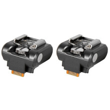 2X Flash Trigger Adapter Silver for NEX-3/C3/F3 NEX-5/5N/5R/5C/5T Camera Black