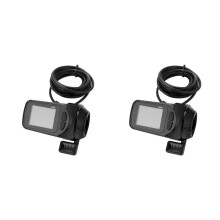 2X 24V/36V/48V S886 Ebike Display LCD con Acceleratore Un Pollice per Biciclette Elettriche E-Scooter