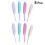 8Pièces Stylos Plumes Multicolores Créatifs Écriture Mariage 6