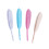 8Pièces Stylos Plumes Multicolores Créatifs Écriture Mariage 9