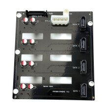 N4 Hot-Swappable Hard Disk Backplane - NAS Case Backplane, Supporting & HDD Server Hard Disks