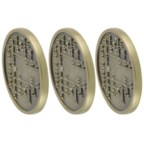 3X CW Morse Code Commemorative Coins CW Training Coin Morse Code Training Coin for Novice Radio Enthusiasts