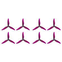 8 STÜCKE 51377 5 Zoll Propeller 3-Blatt CW+CCW FPV Propeller für RC Drone FPV Racing Kompatibel mit 2207 Motoren A