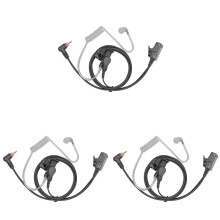 3X Earpiece Headset Mic with PTT for Radio SL1M SL1K SL1600 SL300 SL7500 SL400 SL4000 Walkie Talkie Air Acoustic Tube