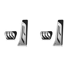 Couvercle de Protection de Pédale de Frein D'Accélérateur de Gaz de Pied Adapté pour -2 3 4 5 6 7 Série X3 X4 X5 X6 X7 Z4 Accessoires 4 Pièces