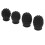 4Pièces Protections Baguettes Silicone Noires Élasticité Et Silence 6