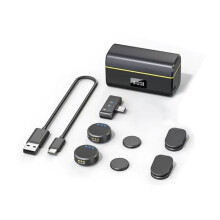 Wireless Microphone Mic for  Pocket3/Action 5Pro/4/3/2/Osmo360 Magnetic Clip- Design Mic Camera Accessories